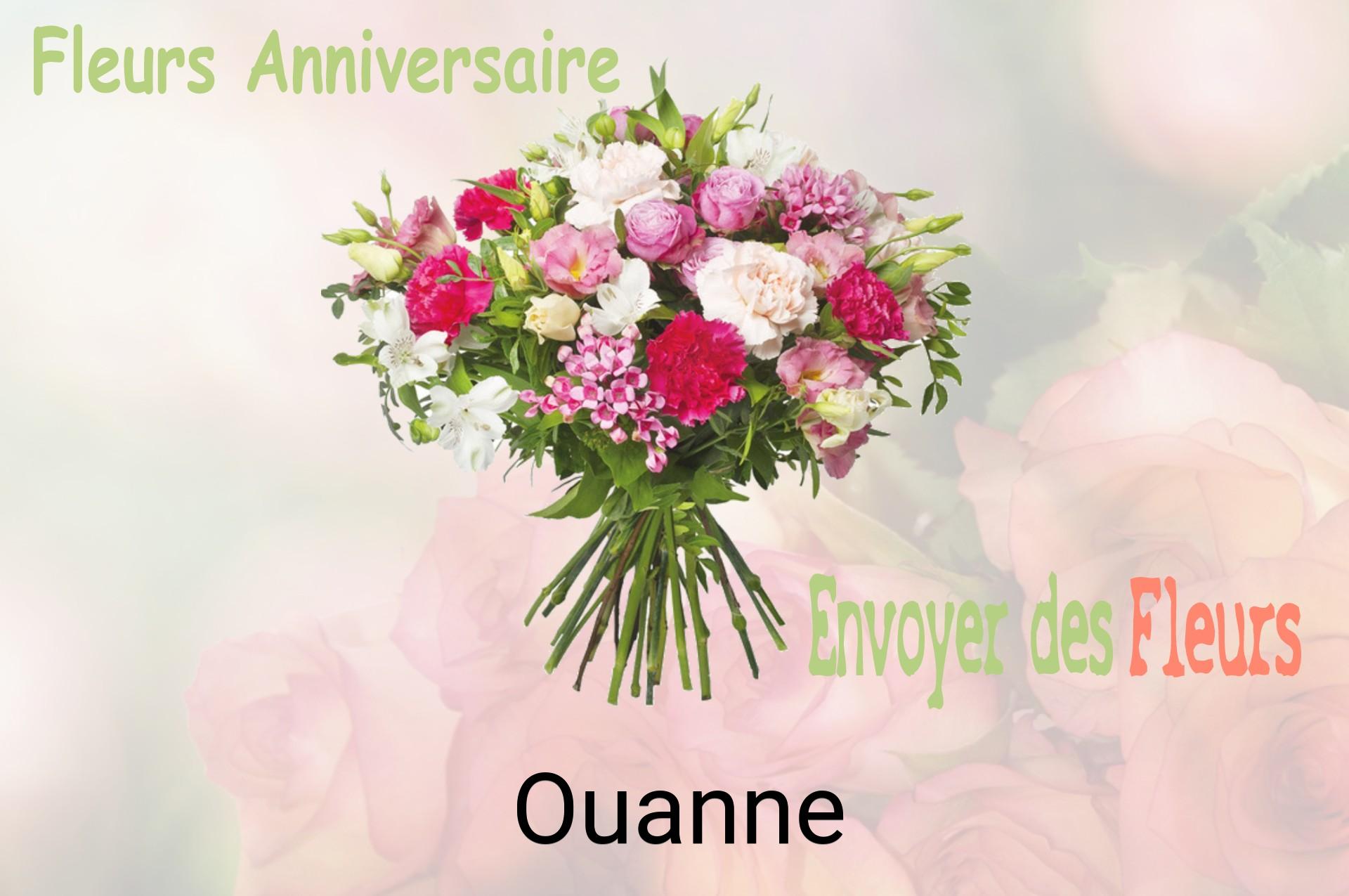 Bouquet de fleurs d’anniversaire livré à Ouanne